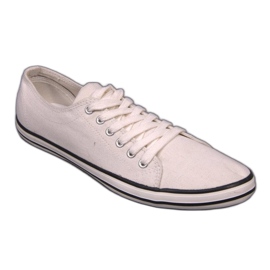 Stoffsneaker mit Riemen 125 Weiß