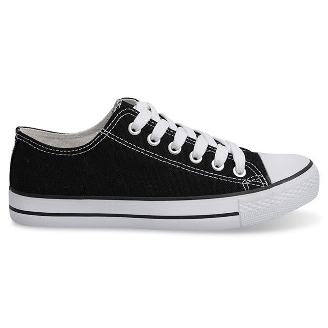 8223 Schwarze hohe Sneakers