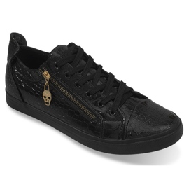 1508 Schwarze Herren-Turnschuhe