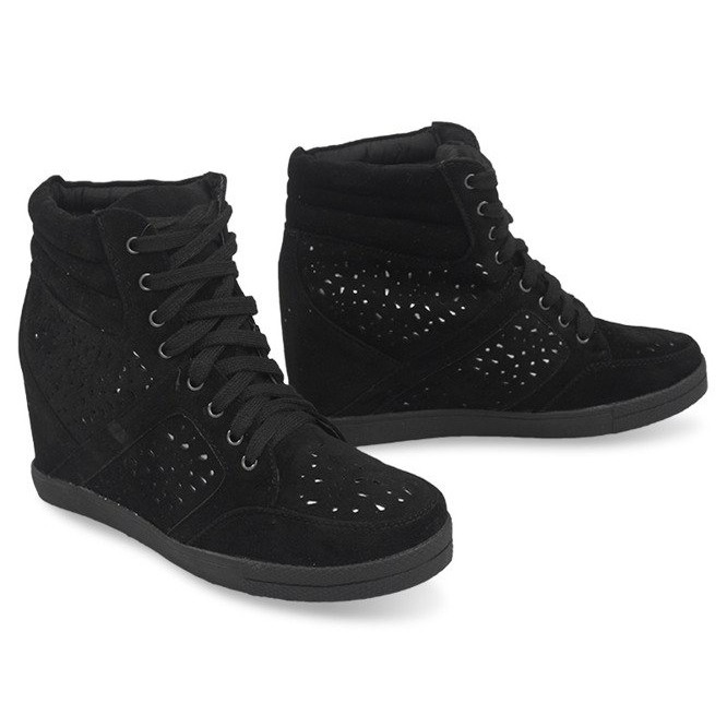 Wildleder Sneakers 875 Schwarz