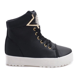 High-Top-Sneaker K08 Schwarz