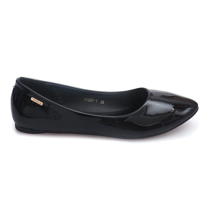 Lackierte Ballerinas 11037 Schwarz