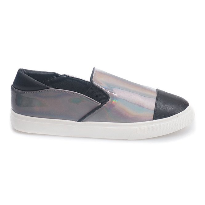 Slip On 021 Graue Turnschuhe
