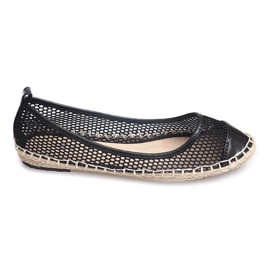 Ballerinas Espadrilles 9653 Schwarz