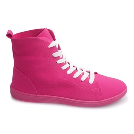 Hohe Sneakers aus Stoff 351 Rosa