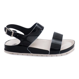 Klassische Sandalen 6610 Schwarz