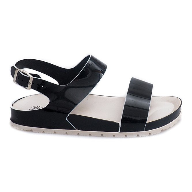Klassische Sandalen 6610 Schwarz
