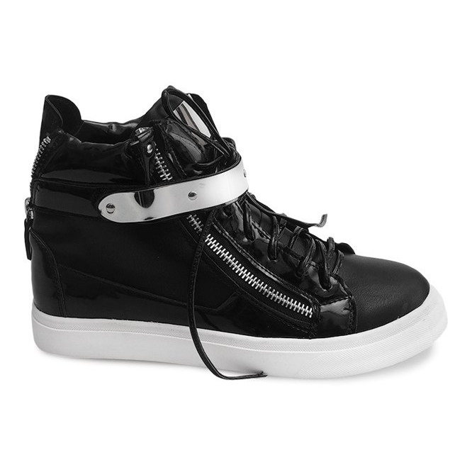 High-Top-Sneaker LL01 Schwarz