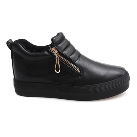 High Wedge Sneaker Creepers H42 Schwarz
