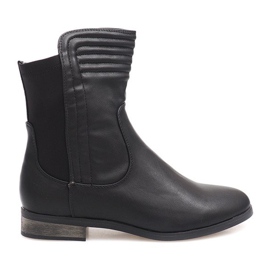 Klassische warme Stiefel CN711 Schwarz