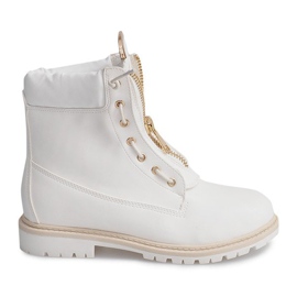 Isolierte Trapper 2045 Weiß