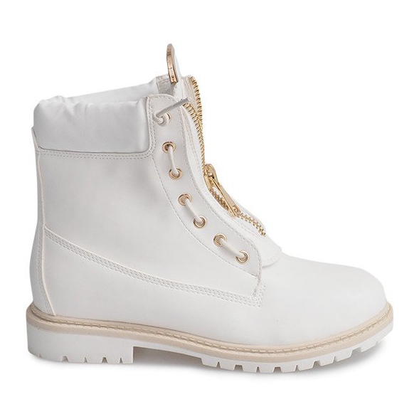 Isolierte Trapper 2045 Weiß