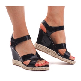 Keilsandalen 5H5670 Schwarz