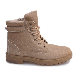 Timberki Trapery TL042-12 GOLD / BRAUN golden