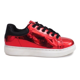 Retro Sneaker Superstar 1690-4 Rot