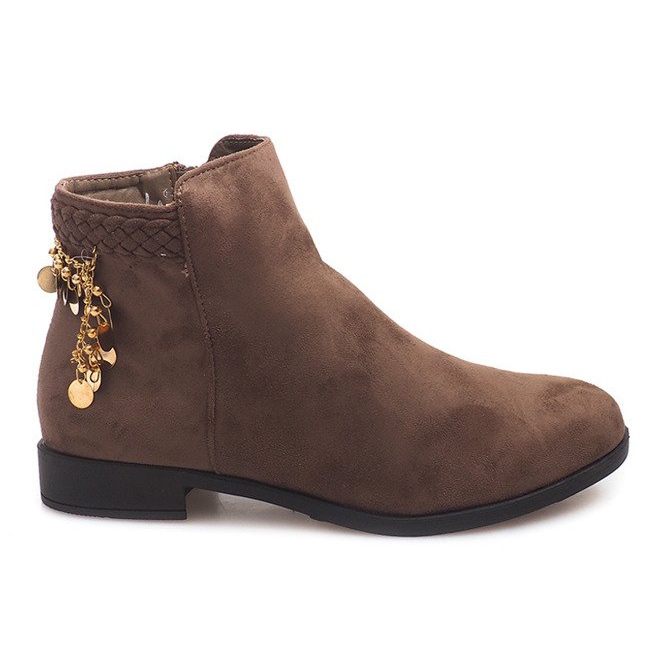 Wildleder LL113 Khaki Stiefel grün