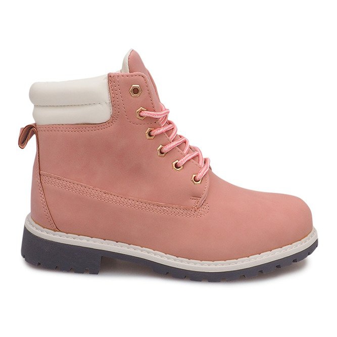Warme Timber Stiefel H88B Rosa