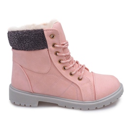 Warme Timber Boots DD498-6 Rosa