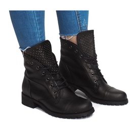 Exklusive Stiefel JH180-090 Schwarz