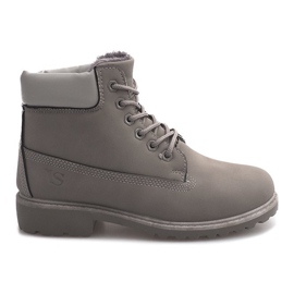 Warm Timber Trappers 8315-5 Grau