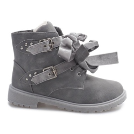 Warme extravagante Stiefel TL0129-2 Grau