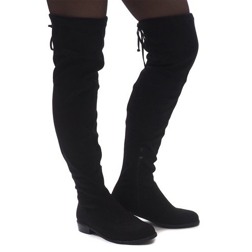 Wildlederstiefel 30701 Schwarz
