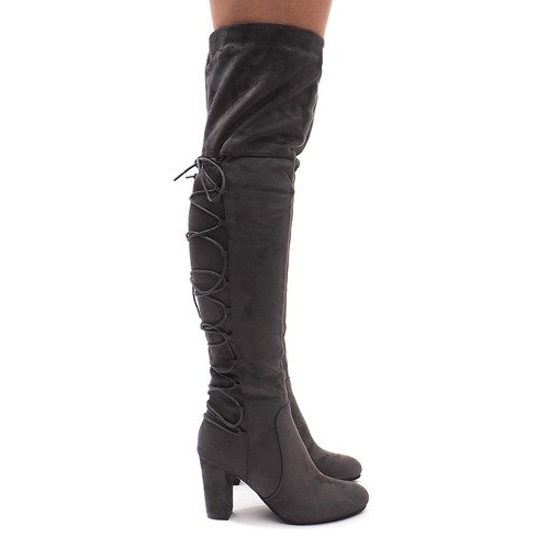 Wildlederstiefel On A Bar 15135-67 Grau