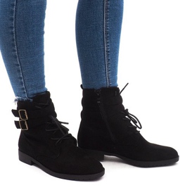 Warm Booties Jodhpurstiefel H7187 Schwarz