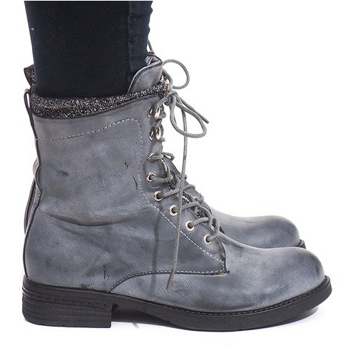 Warme Stiefel 226-PA Grau