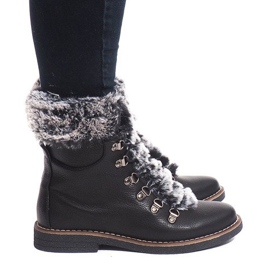 Warme Stiefel 6755-PA Schwarz