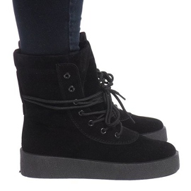 Creepersy 982-PA Schwarze Stiefel