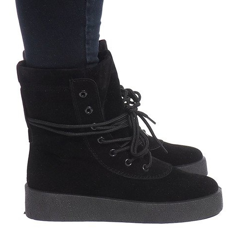 Creepersy 982-PA Schwarze Stiefel