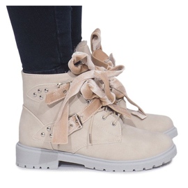 Warme extravagante Stiefel TL0129-4 Beige