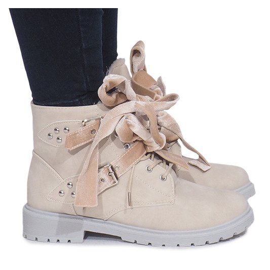 Warme extravagante Stiefel TL0129-4 Beige