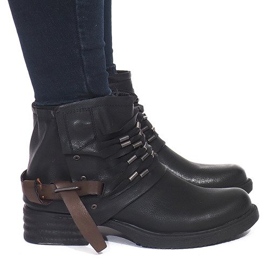 Warme Stiefel FM567 Schwarz