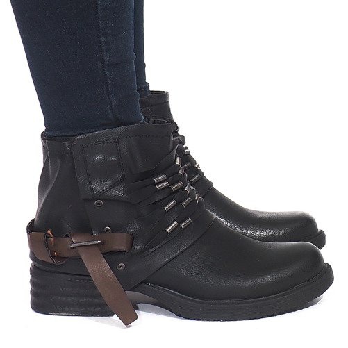 Warme Stiefel FM567 Schwarz