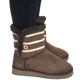 Schwarze Stiefeletten 89-67 Grün