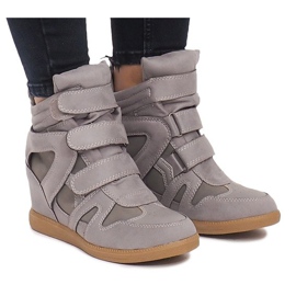 Keil Turnschuhe BZ8386 Grau