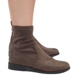 Wildleder Stiefeletten Jodhpur XQ99 Khaki mehrfarbig grün