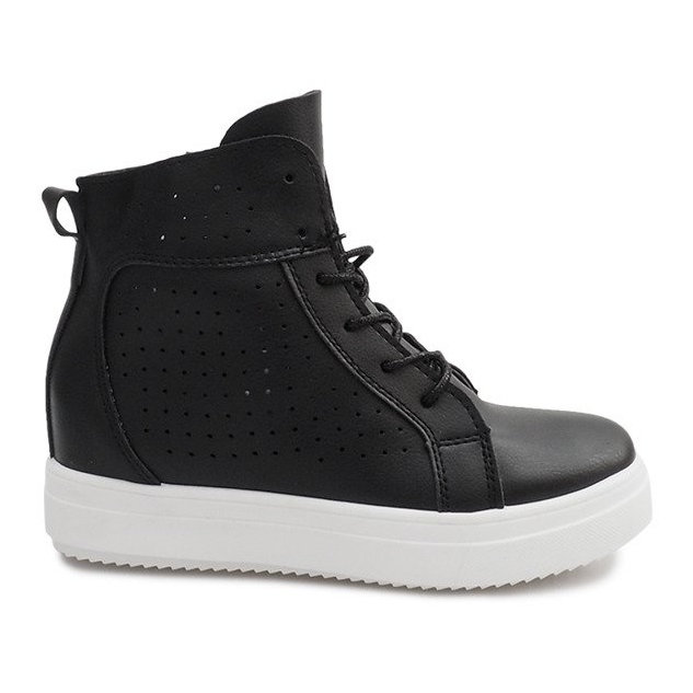 Sneakers mit durchbrochenem Keilabsatz NB53P Schwarz