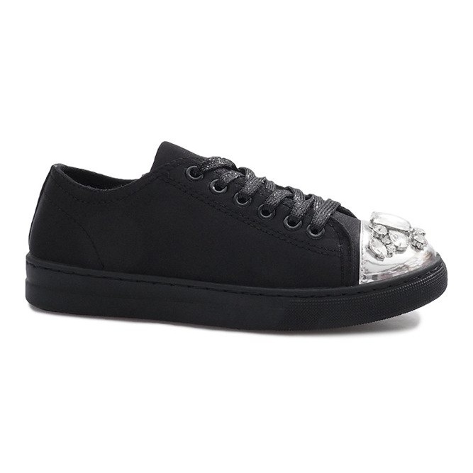 Sneakers mit Black Diamond-Dekor schwarz