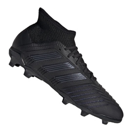 Adidas Predator 19.1 Fg Jr G25791 Fußballschuhe schwarz schwarz