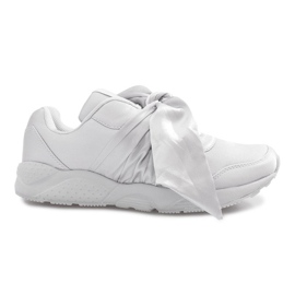 Graue Sport-Sneaker mit Laure-Schleifen