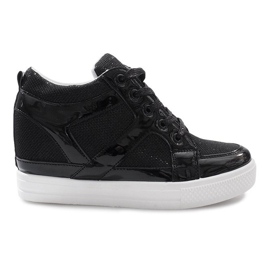 Schwarze Lucienne Keilsneaker