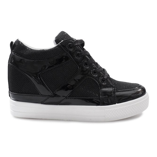 Schwarze Lucienne Keilsneaker