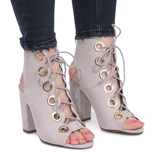 Graue Sylviane Stiefel