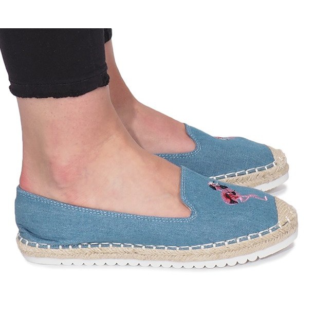Blue Flaming Jeans Espadrilles blau
