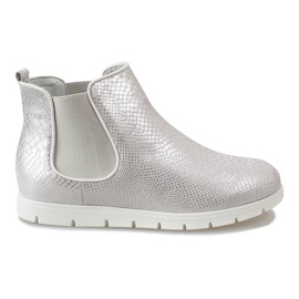 Silberne Sportstiefel 1602 grau