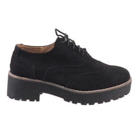 Schwarze Jazzschuhe mit hohen Absätzen LL185