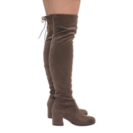 Wildlederstiefel am TE1704-3 Pfosten mehrfarbig